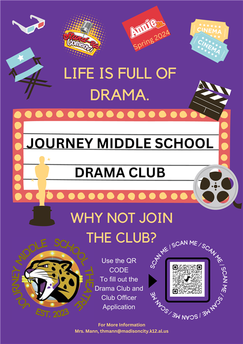 drama club interest flyer
